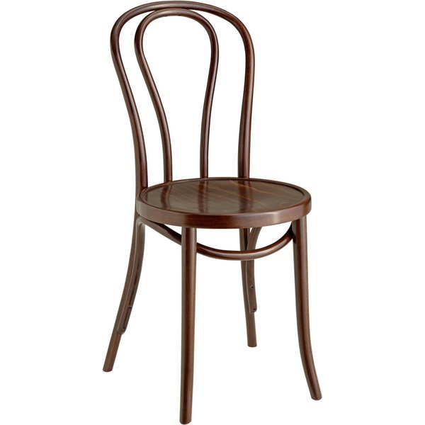 2x VEGA Sedia Charles; 44x53.5x88 cm (LxPxH); noce; 2 pz. / Pacco