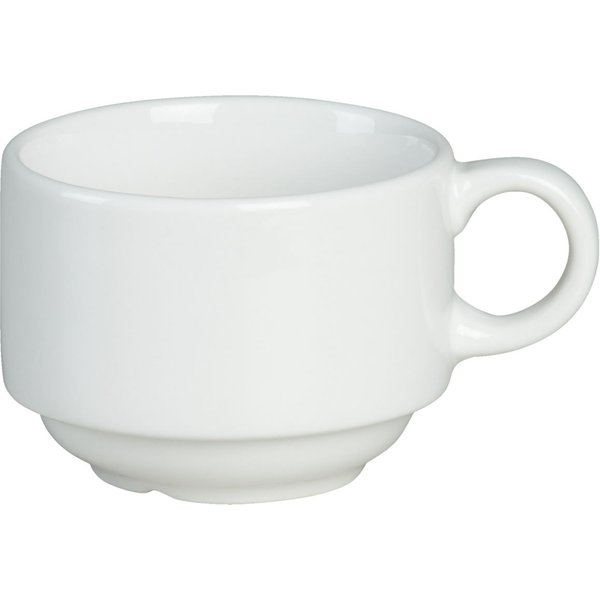 6x PULSIVA Tasse à café Ronda; 19 cl, 8x5.8 cm (ØxH); blanc; rond(e); 6 pièce(s) / Lot