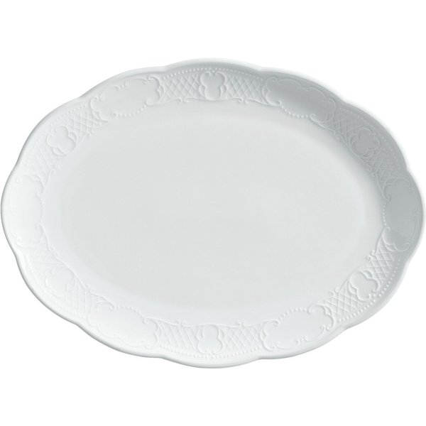 2x VEGA Assiette/plat Bristol; 36x26.5 cm (Lxl); blanc; ovale; 2 pièce(s) / Lot