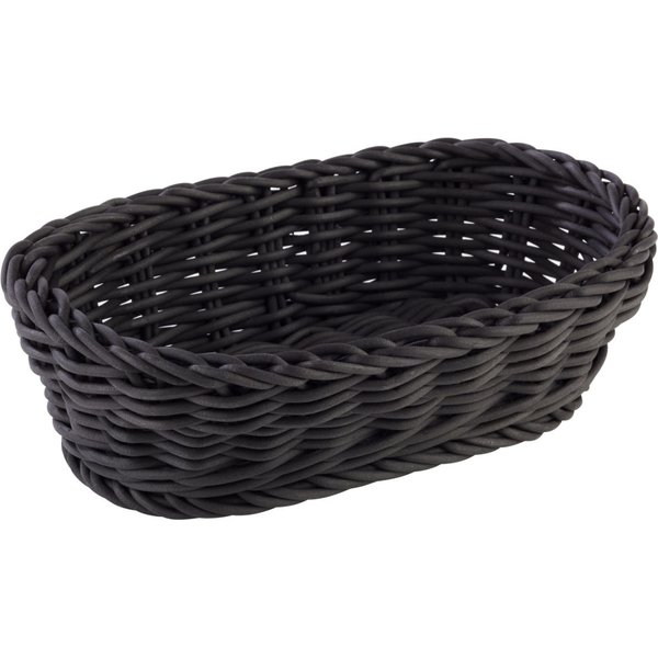 APS Corbeille à pain; 19x12x6 cm (LxlxH); noir; ovale