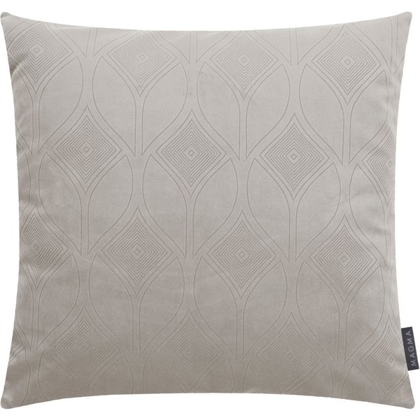 Federa cuscino in velluto Adora MAGMA; 50x50 cm (LxL); grigio; quadrata