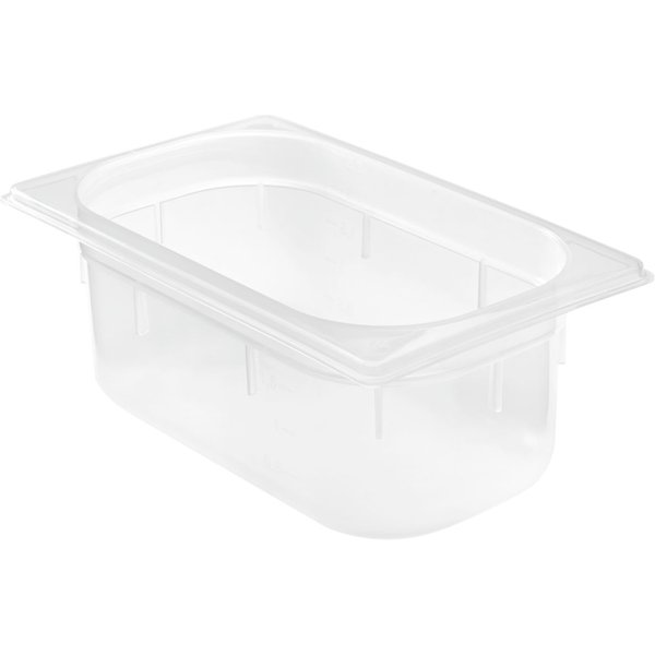 PULSIVA Bac Gastro GN 1/4 polypropylène Risa; GN 1/4, 2.5 l, 26.5x16.2x10 cm (LxlxP); transparent