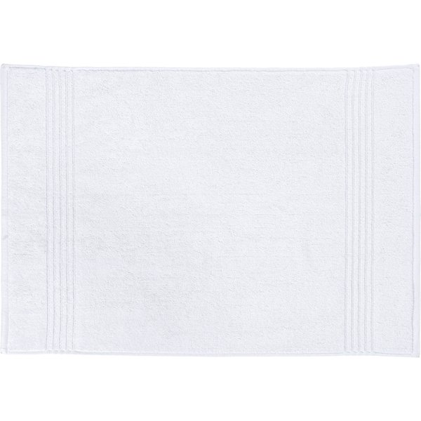 10x ERWIN M. Tappeto bagno Classico con bordo; 50x70 cm (LxL); bianco; 10 pz. / Pacco