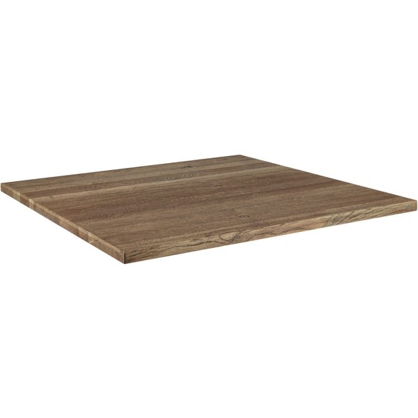 VEGA Plateau de table d'intérieur Torres rectangulaire; 80x60x3 cm (LxlxH); chêne vieilli/gris; rectangulaire