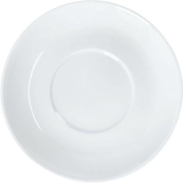 6x PULSIVA Piattino tazza cappuccino Veso; 14 cm (Ø); bianco; rotonda; 6 pz. / Pacco