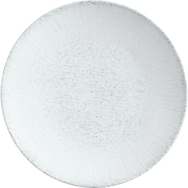 6x VEGA Assiette Caju plate, sans aile; 21 cm (Ø); blanc/gris; rond(e); 6 pièce(s) / Lot
