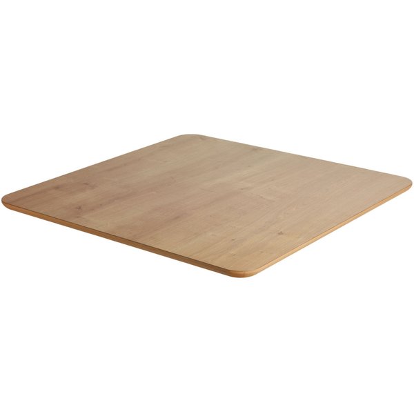 VEGA Plateau de table d'intérieur Duneo carré; 75x75x2.5 cm (LxlxH); chêne/naturel; carré(e)