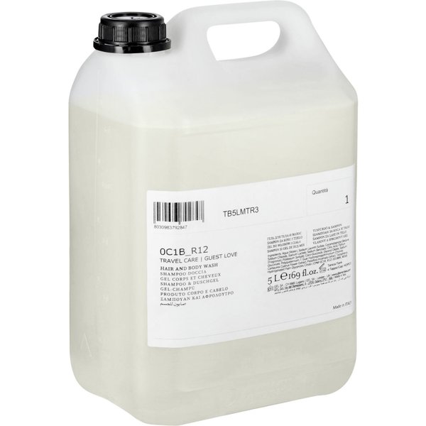 Shampoing gel douche pour hôtel Guest Love 3 en 1 en bidon V-Touch; 5000 ml; transparent; 2 pièce(s) / Lot