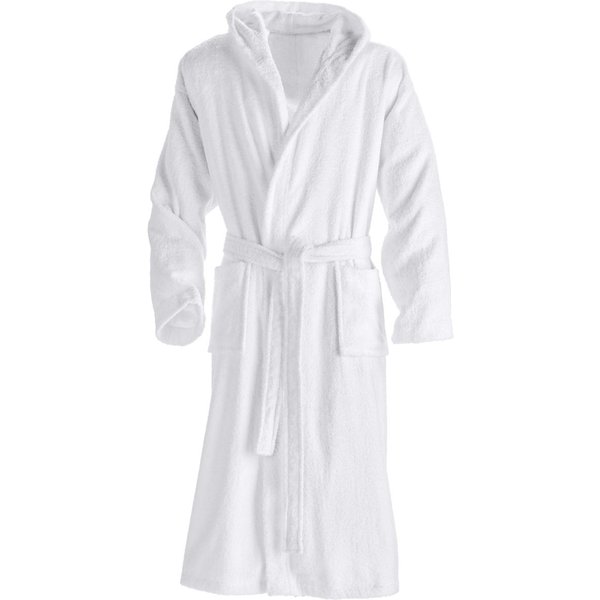 Accappatoio Adria con cappuccio ERWIN M.; Taglia L/XL; bianco
