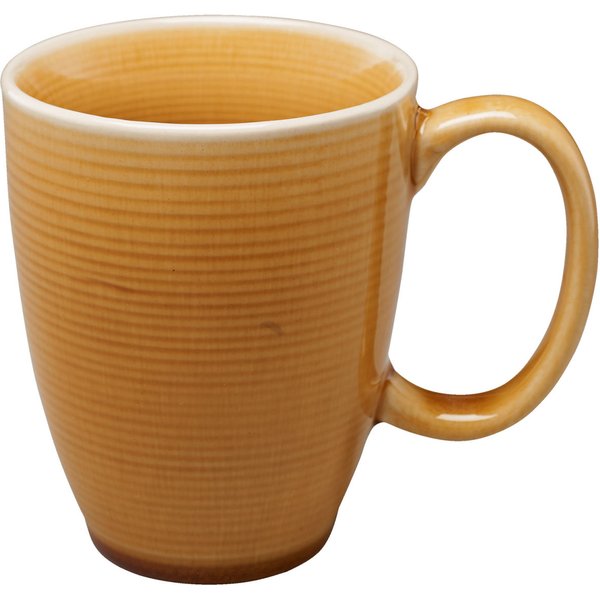 6x PULSIVA Tazza mug Spirit; 340 ml, 9x10.8 cm (ØxH); marrone; rotonda; 6 pz. / Pacco