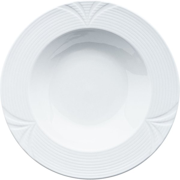 6x PULSIVA Piatto Rena fondo; 340 ml, 23x4.2 cm (ØxH); bianco; rotonda; 6 pz. / Pacco