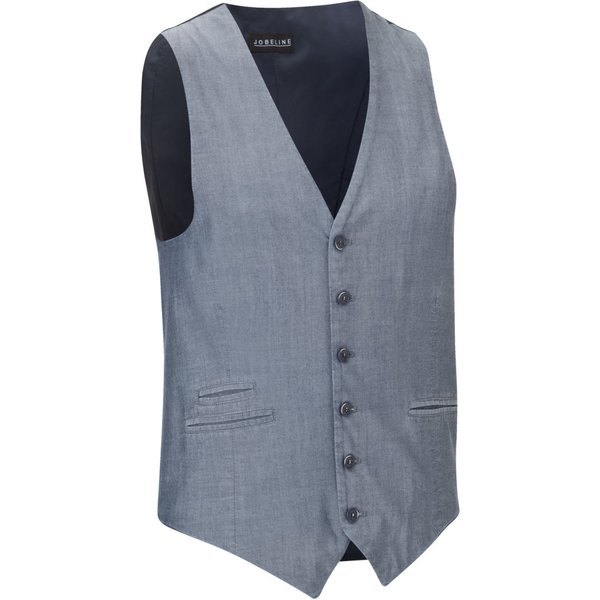 JOBELINE Gilet da cameriere Blake; Taglia 48; blu chiaro