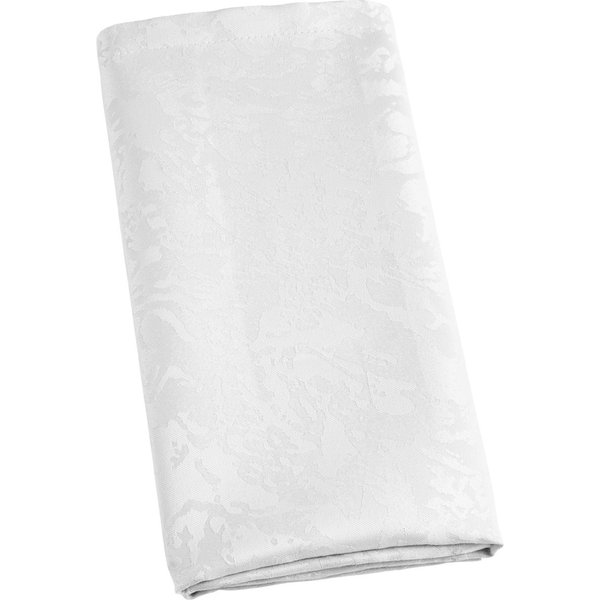 6x PULSIVA Serviette de table Berlin; 50x50 cm (lxL); blanc; 6 pièce(s) / Lot