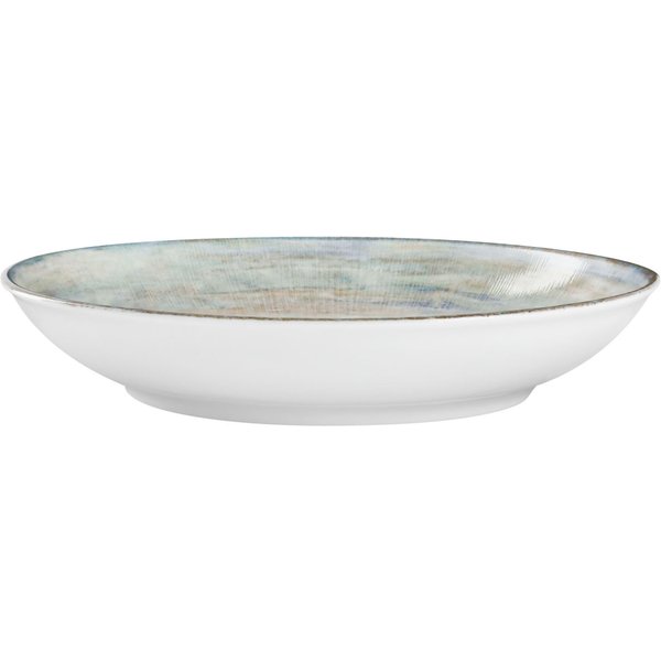 6x VEGA Assiette Jupiter creuse; 100 cl, 26x5 cm (ØxH); bleu/vert/orange; rond(e); 6 pièce(s) / Lot