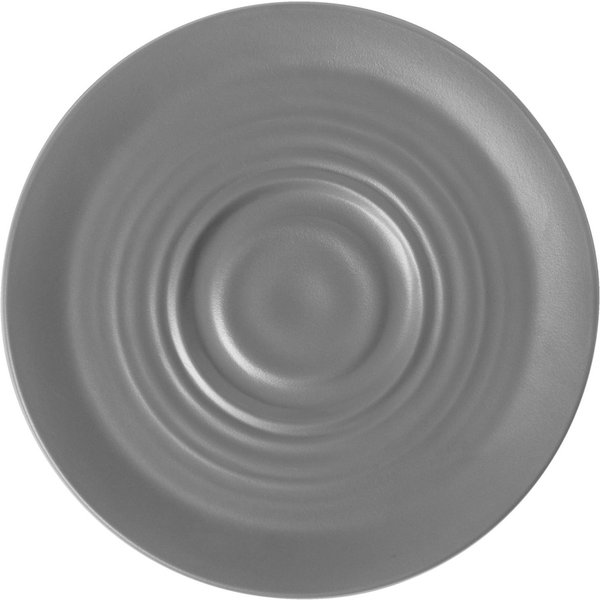 6x VEGA Sous-tasse café expresso Kanas ; 11.4x1.3 cm (ØxH); gris; rond(e); 6 pièce(s) / Lot