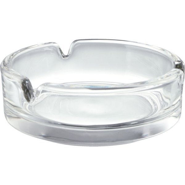 18x Bormioli Rocco Posacenere Spirit; 10x3.3 cm (ØxH); trasparente; rotonda; 18 pz. / Pacco