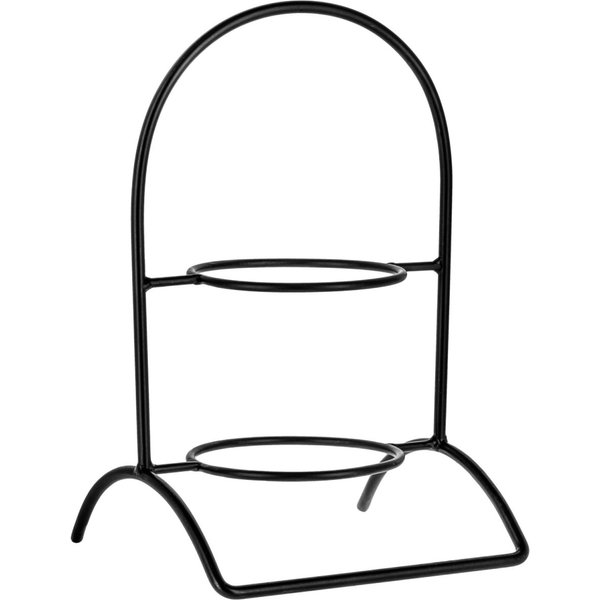 VEGA Support à assiettes Owosso 2 étages; 23.3x35x21.4 cm (lxHxP); noir
