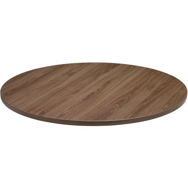 Piano per tavolo Maliana rotondo VEGA; 100 cm (Ø); quercia/marrone/grigio; rotonda