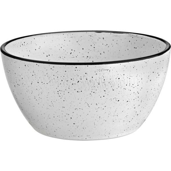 6x VEGA Coupelle Fungio ronde; 43 cl, 12.5x6.2 cm (ØxH); blanc/noir; rond(e); 6 pièce(s) / Lot
