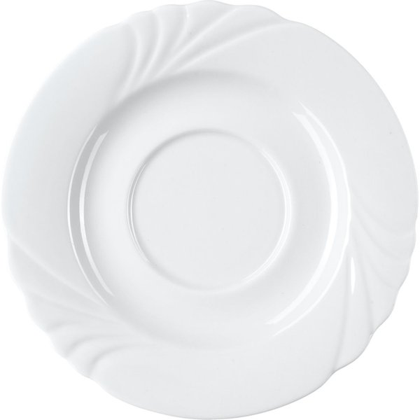 6x PULSIVA Sous-tasse café Swing 2.0; 14.5 cm (Ø); blanc; rond(e); 6 pièce(s) / Lot