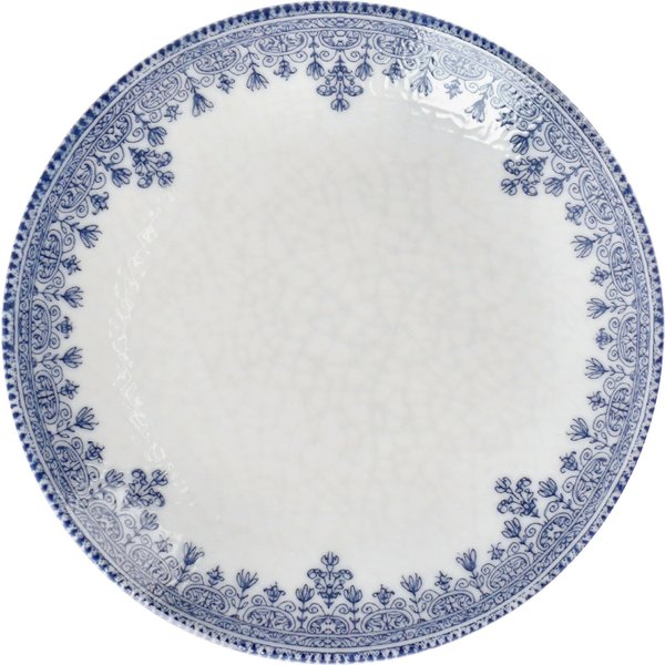 6x VEGA Assiette Nonna plate; 16.5 cm (Ø); blanc/bleu; rond(e); 6 pièce(s) / Lot