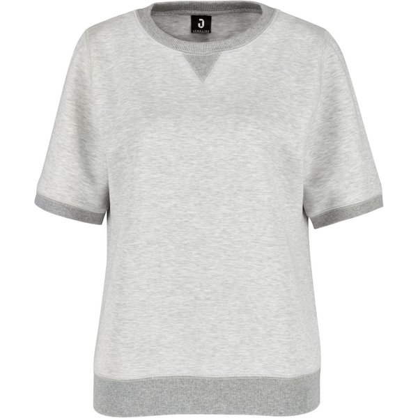 JOBELINE Felpa da donna Dean maniche corte; Taglia 2XL; grigio chiaro