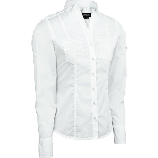 JOBELINE Camicetta Kate maniche lunghe; Taglia 54; bianco