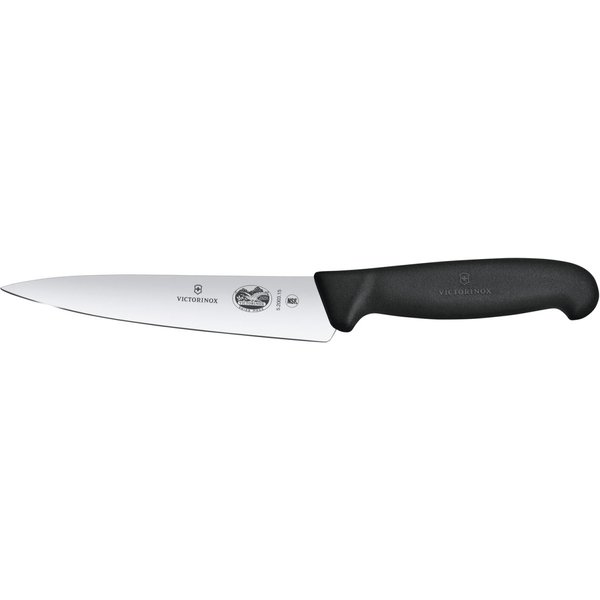 Couteau chef Fibrox lame lisse Victorinox; Longueur de lame 15 cm, 28.4 cm (L); argenté/noir