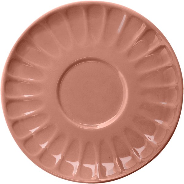 6x VEGA Sous-tasse café expresso Bel Colore; 11.5 cm (Ø); rosé; 6 pièce(s) / Lot