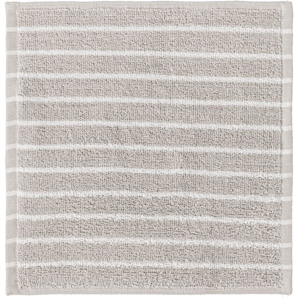 Essuie-mains Tinos PULSIVA; 30x30 cm (lxL); gris taupe/blanc; 5 pièce(s) / Lot