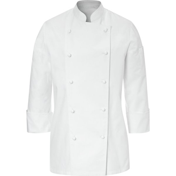 PULSIVA Giacca da cuoca Milan maniche lunghe; Taglia 62; bianco