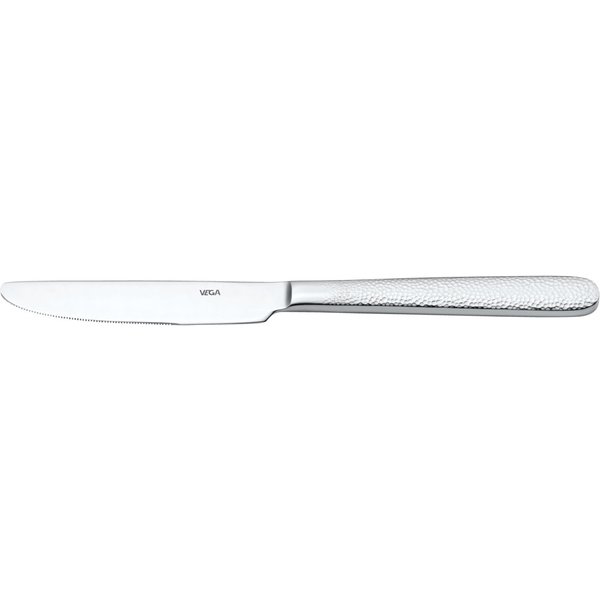 12x VEGA Coltello da tavola Martello; 22.7 cm (L); argento, manico argento; 12 pz. / Pacco