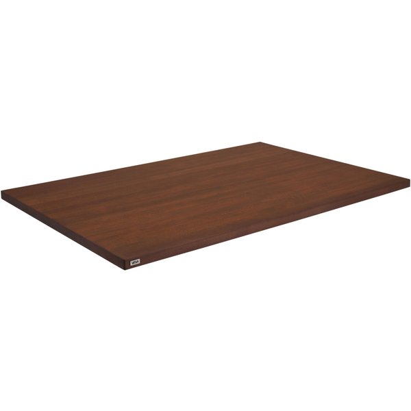 VEGA Plateau de table d'intérieur Kentucky rectangulaire; 120x80x3 cm (LxlxH); hêtre/teinté tabac; rectangulaire