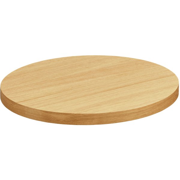 VEGA Piano per tavolo Sumba rotondo; 80 cm (Ø); quercia/naturale; rotonda
