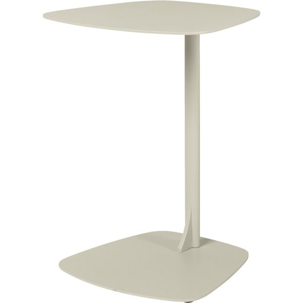 Table d'appoint d'extérieur Taro VEGA; 40x39x53 cm (LxlxH); Plateau beige, Structure beige