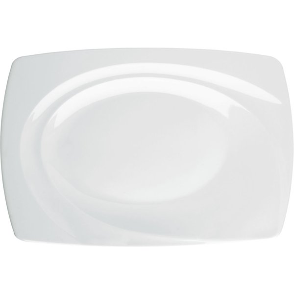 4x VEGA Piatto Soria; 33x22.5 cm (LxL); bianco; rettangolare; 4 pz. / Pacco