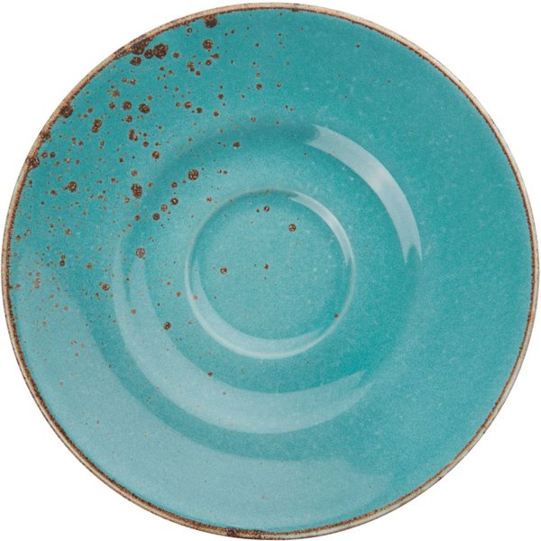 6x VEGA Piattino per tazza cappuccino Palana; 16.5 cm (Ø); turchese; rotonda; 6 pz. / Pacco