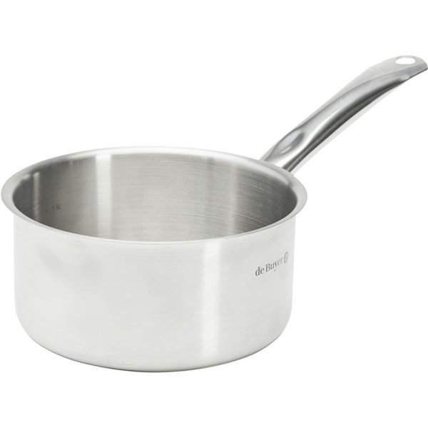de Buyer Casseruola con manico Prim Appety; 18 cm (Ø); argento