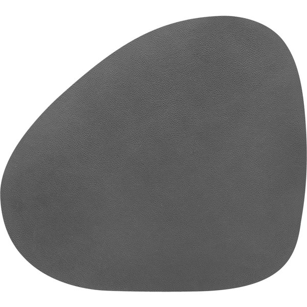 4x ERWIN M. Tovaglietta americana Kaja organico; 37x41 cm (LxL); antracite; ovale; 4 pz. / Pacco