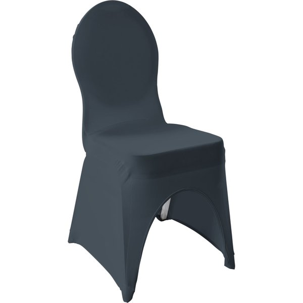 ERWIN M. Coprisedia catering Grace con spacco; 40x44x95 cm (LxLxH); antracite