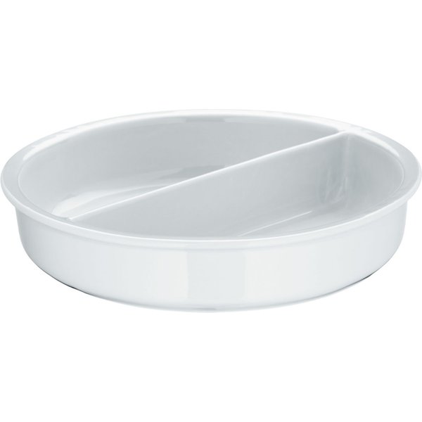 Bac avec compartiments pour chafing dish Buffet WMF Quadro WMF; 375 cl, 33.5x7 cm (ØxH); blanc
