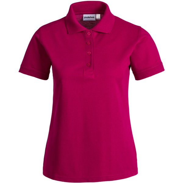 PULSIVA Polo femme Sunny manches courtes; Taille XS; framboise
