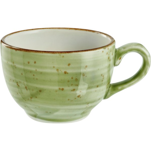 6x VEGA Tazza cappuccino Nebro; 220 ml, 8.7x6.5 cm (ØxH); verde chiaro; 6 pz. / Pacco