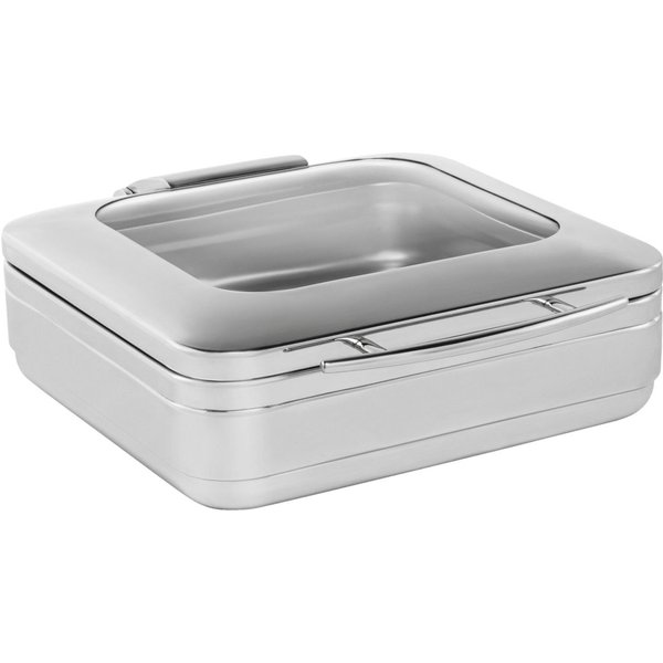 VEGA Chafing Dish Fenton quadrato, GN 2/3; GN 2/3, 6000 ml, 41x48x16 cm (LxPxH); argento