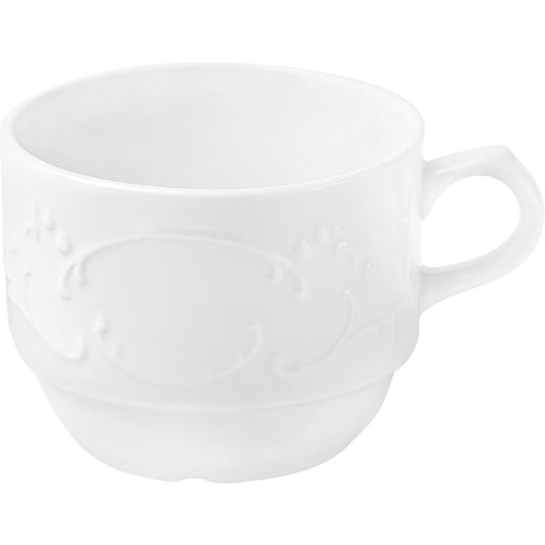 6x PULSIVA Tazza cappuccino Sinfonie; 180 ml, 8.1x6.6 cm (ØxH); bianco; rotonda; 6 pz. / Pacco