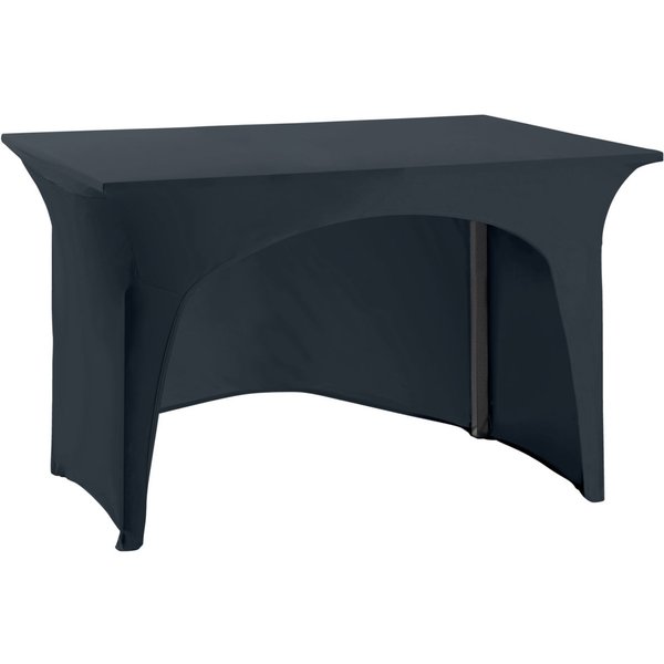 Coprisedia catering Grace con spacco ERWIN M.; 74x120x74 cm (LxLxH); antracite; rettangolare