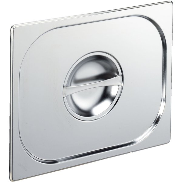 PULSIVA Coperchio gastronorm Basic non ermetico; GN 1/2, 32.5x26.5 cm (LxL); argento; rettangolare