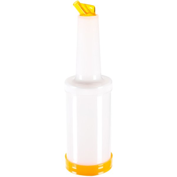 2x PULSIVA Bouteille verseuse Party; 85 cl, 9x33 cm (ØxH); blanc/jaune; 2 pièce(s) / Lot