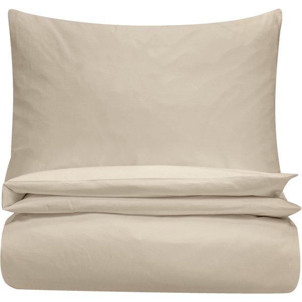 ERWIN M. Set copripiumino e federa Scalea; 140x200 cm (LxL), 70x90 cm (LxL); beige