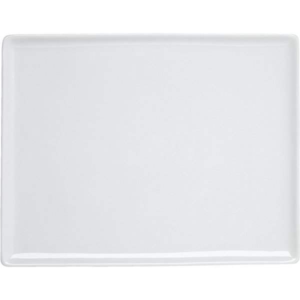 3x VEGA Assiette/plat San Marino; 35.5x26.5x2 cm (LxlxH); blanc; 3 pièce(s) / Lot